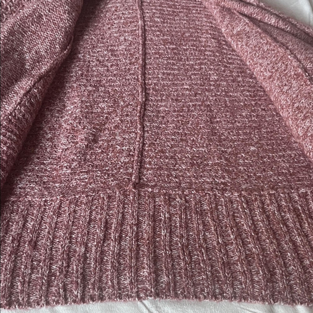 Anthropologie Cardigan Angel of the North Chaucer Pink Open Front Cardigan - Picture 5 of 10